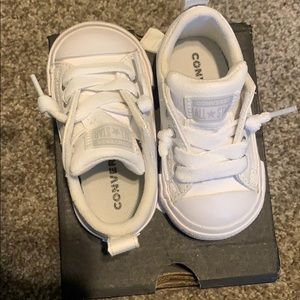 White Converse shoes